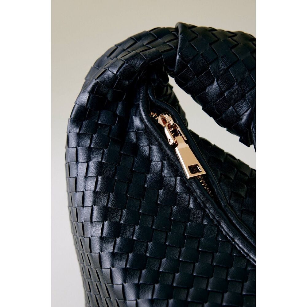 New Anthropologie Melie Bianco Brigitte Large Faux Leather Shoulder Bag - Picture 4 of 16